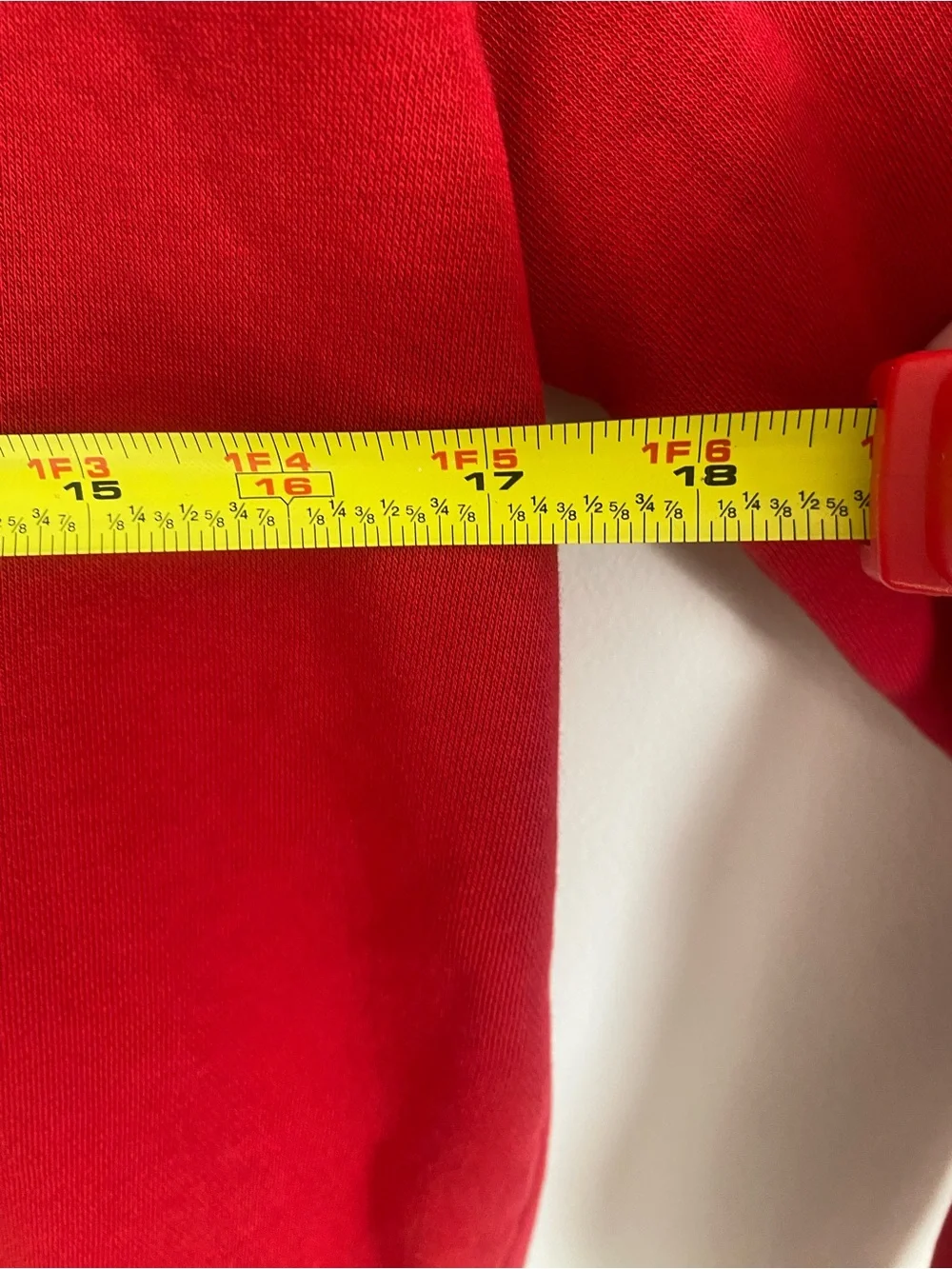 Tommy Hilfiger Red Crewneck Sweatshirt with Logo Crest
